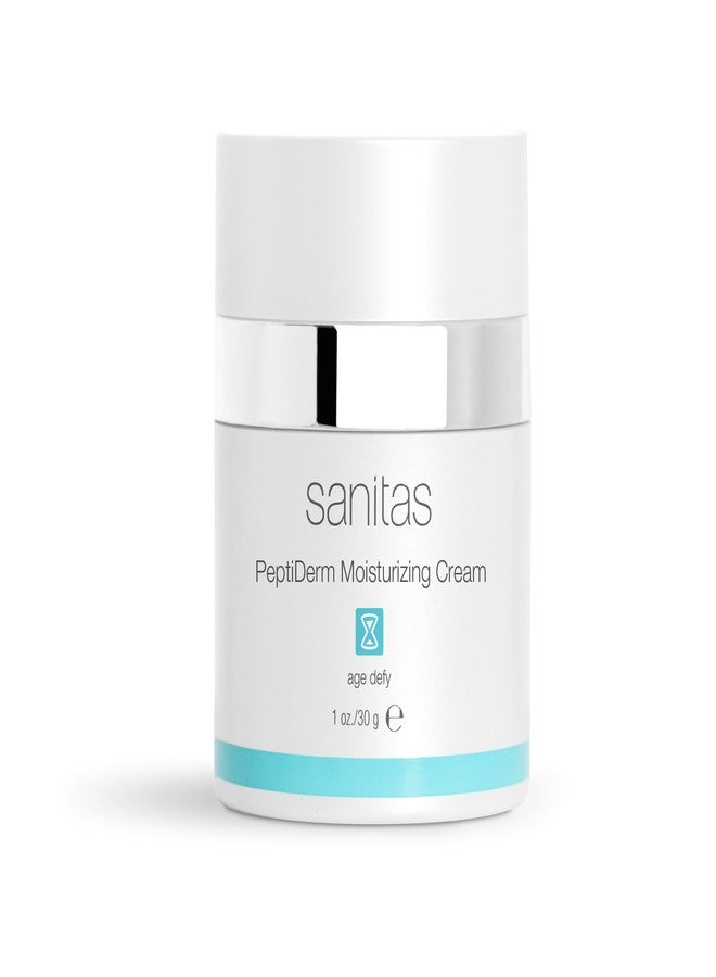 Sanitas Skincare PeptiDerm Moisturizing Cream, Peptides, Ultra Hydration, Moisturizer for Aging Skin, 1 Ounce - Image 1